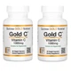 Набір Вітамін C, 1000 мг, California Gold Nutrition, Gold C, 60 вегетаріанських капсул 2 штуки - зображення 1