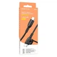 Кабель зарядки BOROFONE BX91 (60W) (1M) Type-C - Type-C для швидкої зарядки пристроїв для синхронізації Чорний - изображение 2