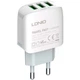 Зарядне мережеве LDNIO A3312 3хUSB 3.4А адаптер + кабель USB to Type-C для Android/Samsung/Xiaomi/Huawei/Meizu Білий - зображення 3