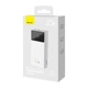 Зовнішній акумулятор повербанк Power bank Baseus Star-Lord Digital Display 30000mAh USB/Type-C, PD/QC, 22.5W/3A Білий - зображення 8