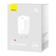 Зарядний мережевий пристрій Baseus GaN5 30W 1Type-C Quick Charge3.0/Power Delivery (CCGN070502) White - изображение 10