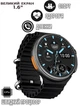 Смарт часы круглые Smart Watch V3 UMAX, спортивные режимы, звонки, мониторинг здоровья Black - изображение 1