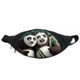 Поясная сумка бананка Панда Кунг-фу (GBP016) Gear Bag черная - изображение 1