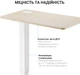 Приставной мобильный столик с регулировкой высоты Officepro ODM366W White - изображение 9
