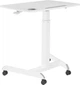 Приставной мобильный столик с регулировкой высоты Officepro ODM380W White - изображение 4