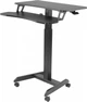 Приставний мобільний столик із регулюванням висоти Officepro ODM460B Black - зображення 6