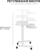 Приставной мобильный столик с регулировкой высоты Officepro ODM460W White - изображение 10