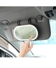 Зеркало в салон автомобиля на солнцезащитный козырек с LED подсветкой AIWA белый 04215 - изображение 5