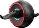Ролик колесо для пресса EasyFit Ab Carver Compact EF-1354 с возвратным механизмом (тренажер гимнастический для мышц преса) Черный с красным (56000743) - изображение 1