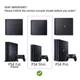 Крепление на стену ViMount PlayStation 4 PS4 SLIM белый - изображение 2