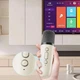 Портативная Bluetooth колонка с микрофоном K12 Беспроводная Мини караоке с RGB подсветкой для детей - изображение 6
