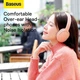 Бездротові Bluetooth наушники Baseus Encok Wireless D02 Pro (NGTD010304) Pink - изображение 4