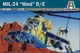 Сборная модель Italeri MIL-24 Hind D/E масштаб 1:72 (8001283800143) - изображение 1