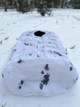 Зимовий Спальник Військовий -35° Спальний Мішок на Флісі ХХЛ Армійський Тактичний Теплий 210*100 ЗСУ Білий Камуфляж + Подушка - зображення 4