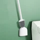 Гнучка силіконова щітка для унітазу з тримачем Cleaner Toilet Brush Bell 386 - зображення 1