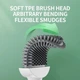 Гнучка силіконова щітка для унітазу з тримачем Cleaner Toilet Brush Bell 386 - зображення 7