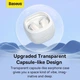Бездротові навушники Baseus Bowie WM02 True Wireless Earphones BT5.3 40/300mAh 5h (NGTW180102) White - изображение 9