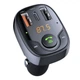 FM-трансмиттер + зарядное устройство Proove FM Launcher Power PD-01 2USB+Type-C black в авто 448850001 NS-FF - изображение 1