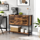 Комод у вітальню Black Loft_Apartament 100 х 35 х 84,5 см коричневий чорний - зображення 3