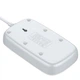 Мережевий фільтр LDNIO SC4407 4 розетки 4 USB QC3.0 3.4A 2М електричний подовжувач швидка зарядка для пристроїв Auto ID Білий - изображение 5