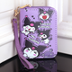 Яркий кошелек монетница детский для девочки Kuromi (Kuromi ) геншен, манги, hello kitty, Санрио Китти, Мелоди подарок дочке фиолетовый (AN)31780 - изображение 1