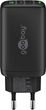 Wieloportowa ładowarka stacjonarna Goobay Wentronic 3x Quick Charger 65W 2x USB-C 1x USB-A Czarny (4040849617607) - obraz 2