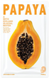 Maseczka w płachcie Blue Dot The Iceland Glacial Water Papaya Złuszczająca 20 g (8809127530535) - obraz 1