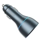 Автомобильное зарядное устройство Car Charger Proove Super Charge 130W (2 Type-C + USB) metal gray - изображение 5