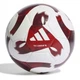 М'яч футбольний Adidas Tiro League ТБ HZ1294 №5 Червоно-білий - зображення 1