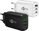 Wieloportowa ładowarka stacjonarna Goobay Wentronic 3x Quick Charger 65W 2x USB-C 1x USB-A Biały (4040849617591) - obraz 5