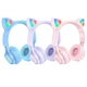 Бездротові навушники HOCO W39 Cat Ear Bluetooth 5.3 Wireless Headphones Blue - изображение 4