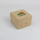 Коробка подарочная с Печатью Именная eko-kraft 110*110*80 мм - упак 10 шт - Маленькая Крафт коробочка для сладостей и каравая - изображение 2