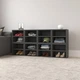 Напольная стильная полка стеллаж куб для книг и игрушек с перегородкой Little Room Baby House Венге Луизиана (PKWF-02) - изображение 4