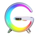 Беспроводное зарядное устройство для смартфона RGB смарт лампа Smart Light Sound Machine Белый - изображение 1