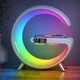 Беспроводное зарядное устройство для смартфона RGB смарт лампа Smart Light Sound Machine Белый - изображение 2