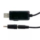 USB преобразователь кабель питания DC 9v и 12v 5.5x2.1 переходник 3.5х1.35 для роутера модема от Powerbank - изображение 5