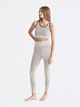 Спортивные леггинсы для фитнеса женские Calvin Klein 969847369 XL Бежевые (1159795296) - изображение 3