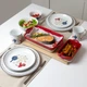 Форма для запікання прямокутна MBM HOME KP-44 L WHITE/RED, біло-червона - зображення 3