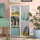 Вертикальна полку «Асиметрія» Baby House Little Room біла (В78:Ш48:Г22см) P-00038 - зображення 4