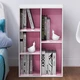 Вертикальна полку «Асиметрія» Baby House Little Room біло-рожевий (В78:Ш48:Г22см) P-00040 - зображення 6