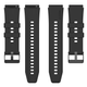 Ремешок для Zepp E - черный / ширина крепления 20мм / силикон / Watchbands GT (W46-2WB26608032) - изображение 5