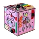 Развивающая игрушка Бизикуб TG145644630, 30х30х30 см Розовый - изображение 4