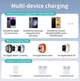 Беспроводная зарядка подставка HOCO CQ3 для iPhone iWatch/Airpods на 5-15W QI 3А черная - изображение 5