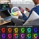 Настольная лампа ночник Vander G11 LED беспроводная зарядка 15W и Bluetooth колонка Белый - изображение 7
