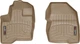 Автомобильные коврики в салон Weathertech на Ford Flex 11-19 передние бежевые Форд Флекс WT0027959 - изображение 1