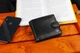 Черное мужское портмоне из натуральной кожи с фиксацией ST Leather ST103 - изображение 1