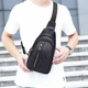Слинг на плече кожаный TIDING BAG A25F-3204-1A Черный 18х32х7 см - изображение 7