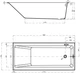 Ванна акриловая CERSANIT Crea S301-227 (180x80 см) + ножки - изображение 4