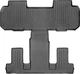Автомобильные коврики в салон Weathertech на Buick Enclave 18- 2-3 ряд черные Бьюик Энклав WT0026286 - изображение 1