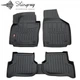 Автомобильные коврики в салон на Seat Altea XL 05-15 5шт черные Stingray Сеат Альтеа АМ0047110 - изображение 1